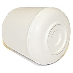 Furniture Leg Tip, Off White Rubber, 1-In., 4-Pk. – F31927TV