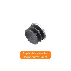 Post End Cap Cover, 10pcs 22mm Fence Post Cap Round Tube Cover Insert, 19x14mm