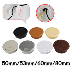 50/53/60/80mm Plastic Grommet Table Cable Tidy Wire Hole Cover for Computer Desk