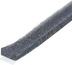 02071 1/4 in. x 1/2 in. x 17 ft. Gray Economy Foam Window Seal for Medium Gaps