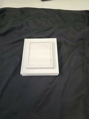 Builders Edge M00030802117 Square Exhaust Siding Vent 117-Bright White-LOT OF 4