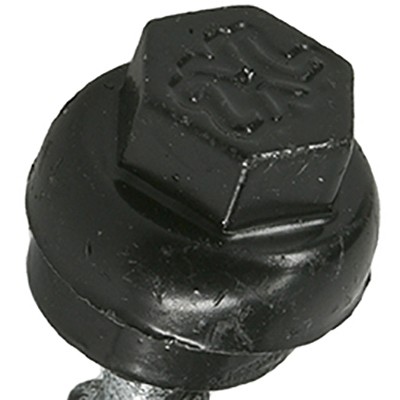 Powerpro ZXL Roofing Screws,Self-Drilling,Metal to Wood,Black,#10×1-1/2 In.,250-