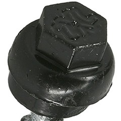 Powerpro ZXL Roofing Screws,Self-Drilling,Metal to Wood,Black,#10×1-1/2 In.,250-