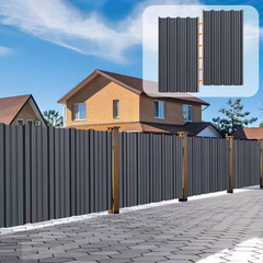 1.47 Ft. X 3.54 Ft. 12PCS Corrugated Galvanized Steel Metal Roofing Panel 30 Gau