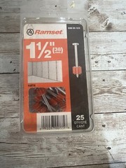 Ramset 00775 1-1/2-inch Low Velocity Powder Plated Drive Fasteners, Pk Of 25