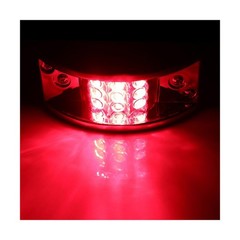 4x Side Marker Light Rectangular Chrome Armored-style Side Mark… Fast USA SHIP