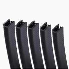 Rubber U Shape Car Door Edge Guard Molding Trim Rubber Edge Strip Seal Protector