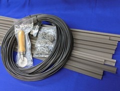 SNAPP® screen PVC Porch Screening Kit (20 Pack – Bronze)