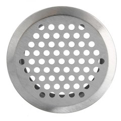 Sleek Stainless Steel Air Vent Grille for Bathrooms and Hobby Rooms Set of 10