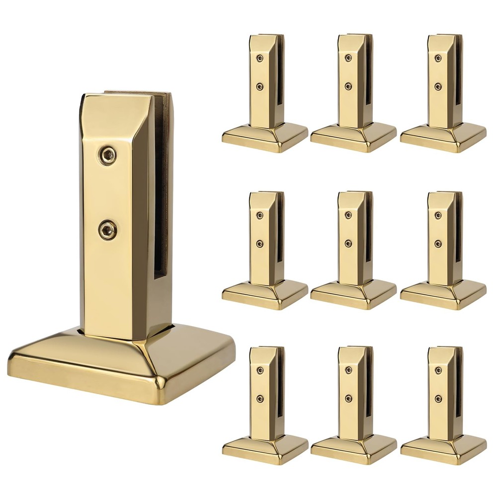 LukLoy 304 Stainless Steel Glass Spigots Pool Fence Spigot 95mm x 160mm, Gold