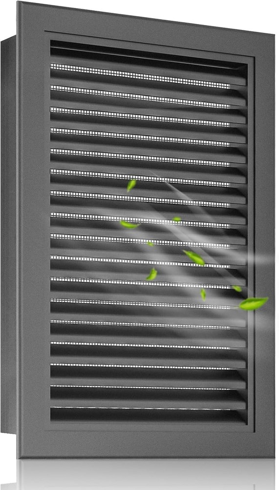 12″ x 18″ Aluminum Alloy Gable Vent, Never Rust Gable Vents for Shed, Reduce …