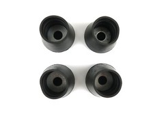 4pc 1-1/4″ Black Rubber Furniture Leg Tips