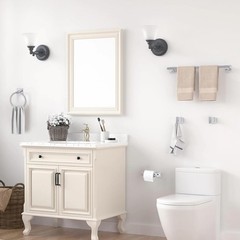Soaez Polished Chrome Bathroom Hardware Accessories Towel Bar Set 10 Pieces