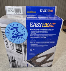 Easy Heat ADKS 60ft Roof & Gutter De-Icing Kit #ADKS-300 NEW