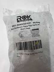 Pack of 96 Rok Hardware Table Top Fastener with Screw ROKSTBFAST 14 Gauge Steel