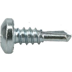 Power Pro Metal Screws, Self-Drilling, Pan Head, 10-16 x 5/8-In., 142-Ct.