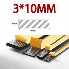EPDM Sponge Rubber Strip Sealing Strip Adhesive-backed-1M Length Oil-proof