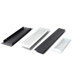 Aluminum Black/Silve Louver Vent Ventilation Fan Grille Cover Ventilation Grille