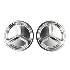 Reliable and for VERSATILE Stainless Steel Plates Perfect for Everyday Use