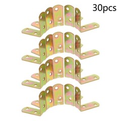 20-100mm Right Angle Bracket L-Shaped Corner Brace Shelf Iron Galvanized