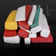 Silicone Foam Seal Strip Sponge Flat Square Strip Non-slip Collision Prevention