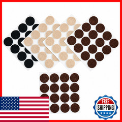 Naturflair 80 Pcs Felt Furniture Pads 1 Inch Round Felt Pads For Chairs Tables