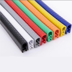 Rubber U Shape Car Door Edge Guard Molding Trim Rubber Edge Strip Seal Protector