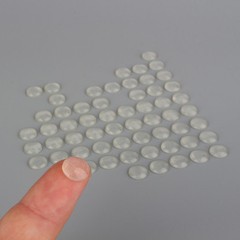 50xSoft Close Cupboard Door Pads Adhesive Rubber Feet Buffer Bumper Stop Cushion