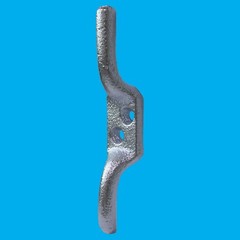 6x 103mm (4″ Inch) Galvanised Cleat Hook, Flag Pole Rope Halyard Washing Line
