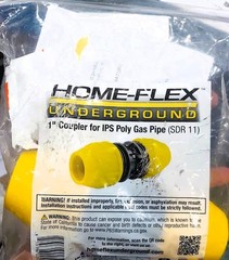 1″ Coupler For IPS Poly Gas Pipe (SDR11)