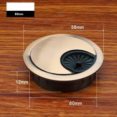50mm/60mm/80mm Computer Metal Grommet Desk Table Cable Tidy Outlet Wire Cover