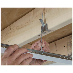 Ceiling Grid Kit for QuickHang Installation Covers 64 Sq Ft Durable Black
