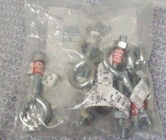 Lot of 10 ~ ~ Stanley Eye Bolts With Hex Nut 5/16″ x 3-1/4″ 2160BC