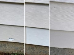 Self-Adhesive Vinyl Siding Repair Kit – 2 Durable Paintable Patches Included