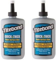 Titebond Quick & Thick Multi-Surface Glue (2-Pack), 8 oz