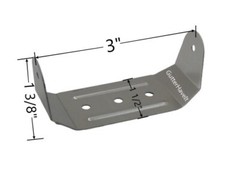 5 – 2′ x 3″ Gutter Downspout Clip White