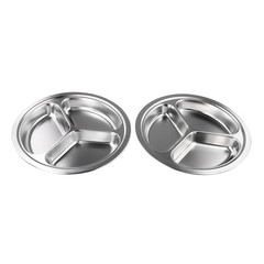 Reliable and for VERSATILE Stainless Steel Plates Perfect for Everyday Use