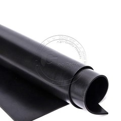 Soft Rubber Sheet Gasket Sheet Solid Black Smooth Squares Thick 1mm-20mm