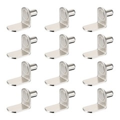 20pcs Shelf Support Studs Pegs Pins Plugs 6mm L-Shaped Cabinet Kitchen Brackets