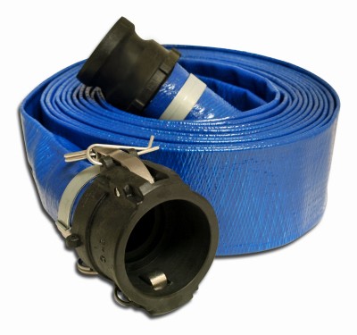 PVC Discharge Hose, Coupled Poly C x E, 2-Ft. x 50-Ft. – 98138049
