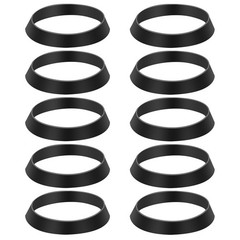 10 PCS Seal Ring Silicone Washer Waste Pipe Rubber Gasket Black