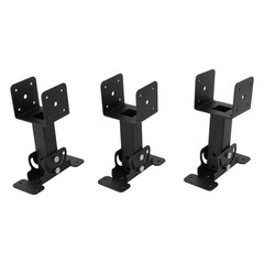 3PCS Roof Beam Brackets Roof Standpipe Bracket Kit Roof Beam Bracket Kit 0-180°