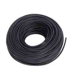 1/5 Meter Fluorine Rubber Solid Round Sealing Strip 2mm~15mm Black Oil Resistant