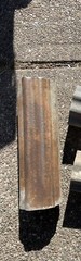 VTG 4” GALVANIZED GUTTER DOWNSPOUT Old House Restoration Antique Victorian 1888