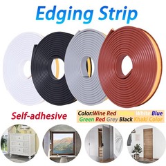 1M Self-adhesive Edging Strip TPE Flexible Edge Trim Wood Furniture Edge Banding