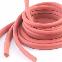 Red Silicone Foam D Profile Oven Cooker Door Seal Replacement Gaskets Strip