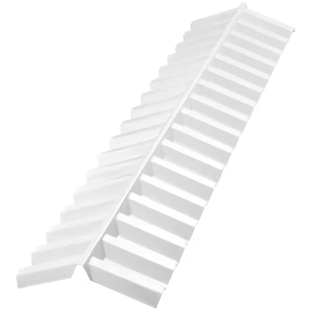 4 Ft. Polycarbonate Roof ridge Cap Flashing Panel Accessory A-Style Corrugated