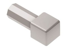 Schluter QUADEC – 3/8″ Inside/Outside Corner – Satin Aluminum – (EV/Q 100 AE)