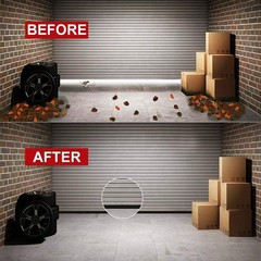 DGSL Universal Garage Door Seals Bottom Rubber, 20 Feet, Black