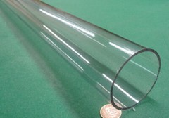 Polycarbonate Round Clear Tube / Tubing 3.0″ OD x 2.75″ ID (3″ x 2 3/4″)-950